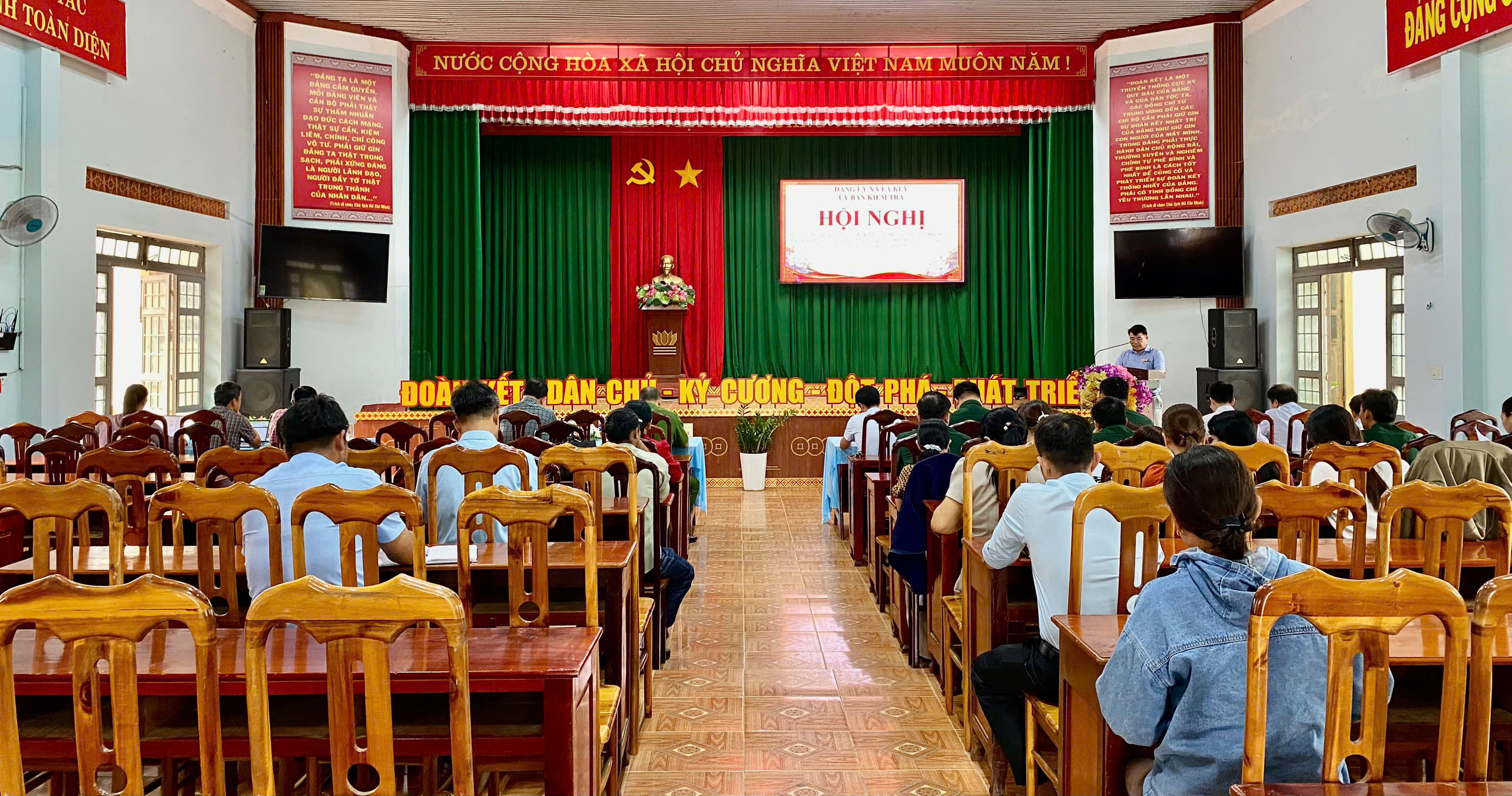 UBKT Đảng ủy xã Ea Kly tổ chức Hội nghị quán triệt Quy chế phối hợp  và sơ kết 6 tháng đầu năm 2026