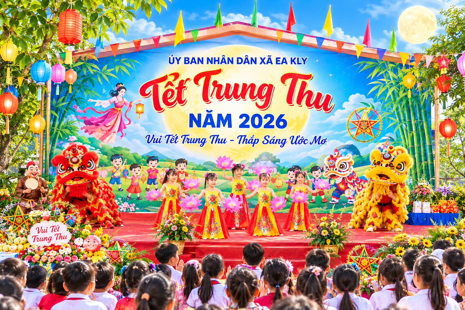 Kế hoạch tổ chức Tết trung thu xã Ea Kly năm 2026