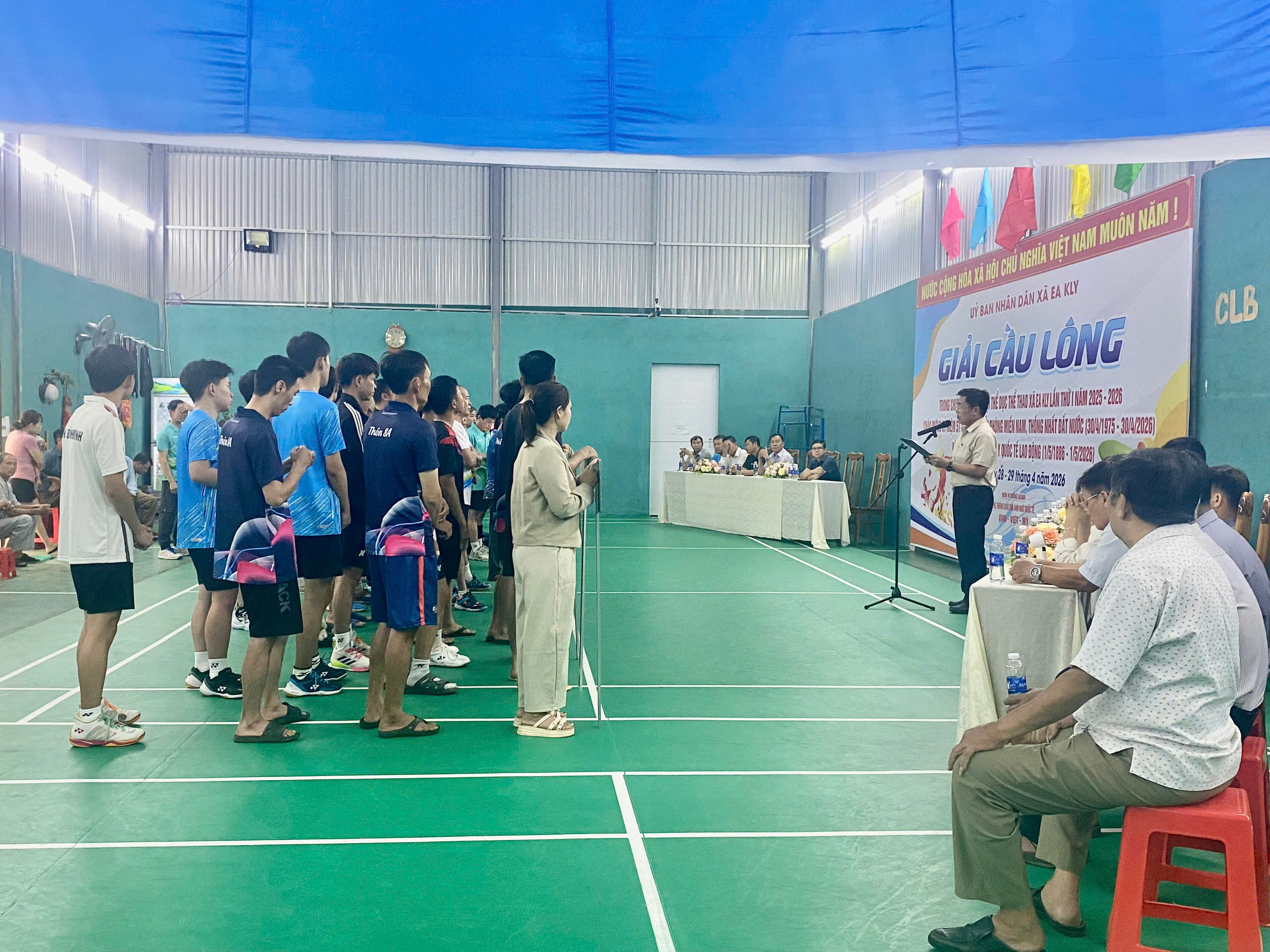 KHAI MẠC GIẢI CẦU LÔNG – ĐẠI HỘI TDTT XÃ EA KLY LẦN THỨ I (2025 – 2026)